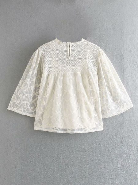 new ies 2021 will see women's blouses lace embroidered white shirt korean style 06wn, White;black
new ies 2021 will see women's blouses lace embroidered white shirt korean style 06wn, White;black