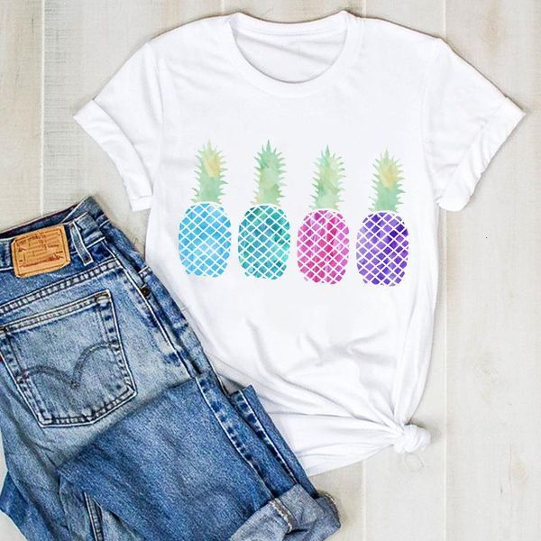women pineapple plaid watercolor print fruit beach ladies summer t tee tshirt womens female shirt clothes graphic t-shirt, White
women pineapple plaid watercolor print fruit beach ladies summer t tee tshirt womens female shirt clothes graphic t-shirt, White