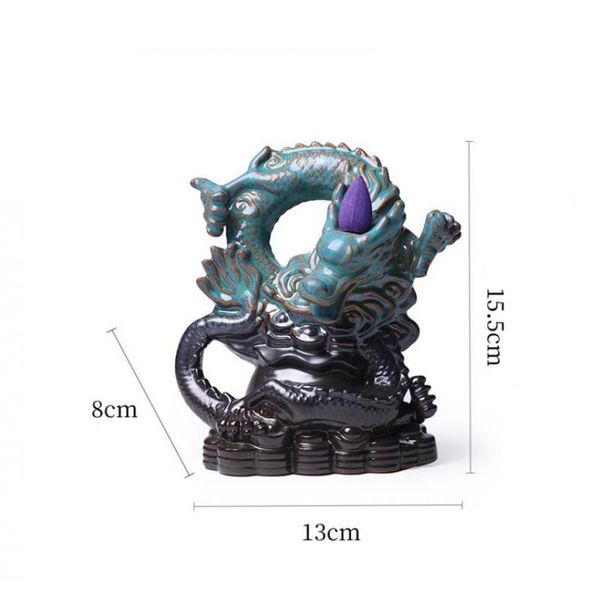 fragrance lamps large ceramic craft backflow incense burner creative dragon ornaments for home and office
fragrance lamps large ceramic craft backflow incense burner creative dragon ornaments for home and office