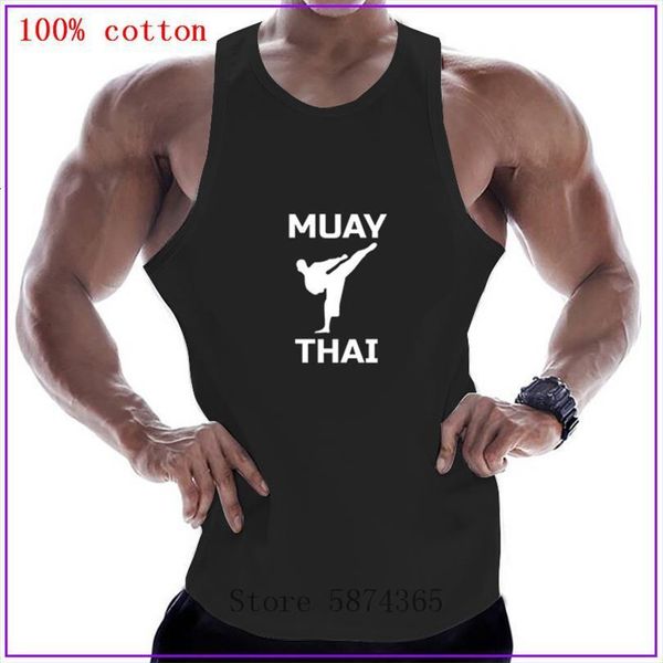 muay thai fighting thailand boxer mens cotton sleeveless shirts tank men fitness shirt singlet bodybuilding workout gym vest, White;black 
muay thai fighting thailand boxer mens cotton sleeveless shirts tank men fitness shirt singlet bodybuilding workout gym vest, White;black