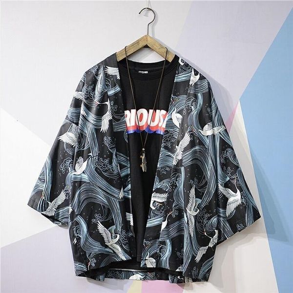 japanese style waves samurai kimono womens blouses streetwear cardigan japan harajuku anime robe traditional clothes, White
japanese style waves samurai kimono womens blouses streetwear cardigan japan harajuku anime robe traditional clothes, White