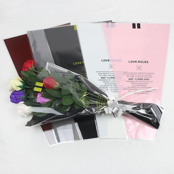 gift wrap 50pcs florist flower packaging bags plastic single rose bouquet wrapping bag valentine's day wedding partry decoration
gift wrap 50pcs florist flower packaging bags plastic single rose bouquet wrapping bag valentine's day wedding partry decoration