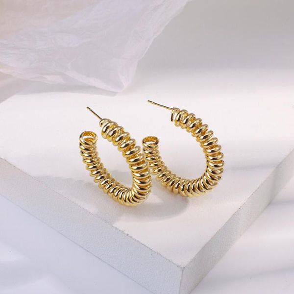 hoop & huggie aensoa elegant korea 2021 c shape deformation golden metal retro geometric earrings round circle wedding gift, Golden;silver
hoop & huggie aensoa elegant korea 2021 c shape deformation golden metal retro geometric earrings round circle wedding gift, Golden;silver