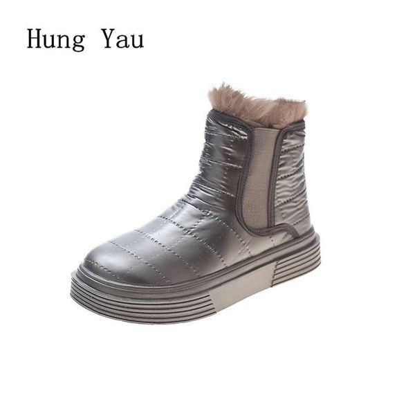 boots women snow ankle winter warm female casual shoes short plush flat fashion round toe slip on platform comfortable, Black
boots women snow ankle winter warm female casual shoes short plush flat fashion round toe slip on platform comfortable, Black