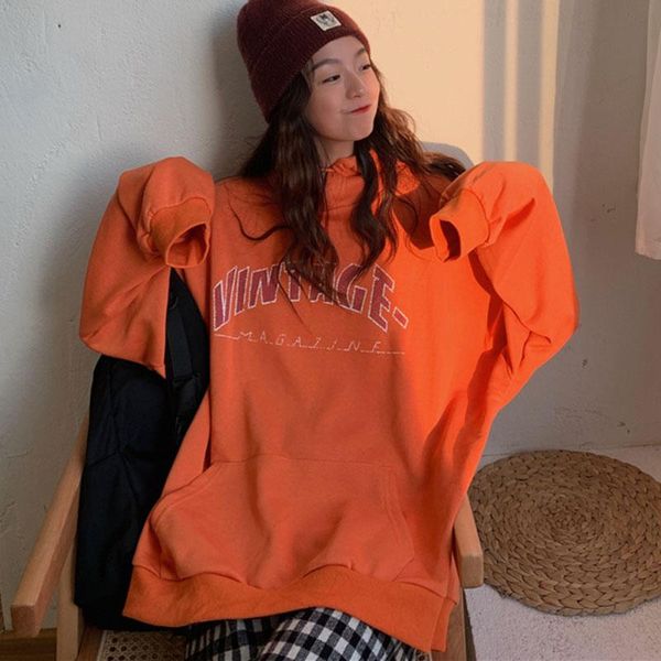 women's hoodies & sweatshirts letter print women hooded loose casual long sleeve vintage harajuku pullovers drawstring streetwear x757, Black
women's hoodies & sweatshirts letter print women hooded loose casual long sleeve vintage harajuku pullovers drawstring streetwear x757, Black