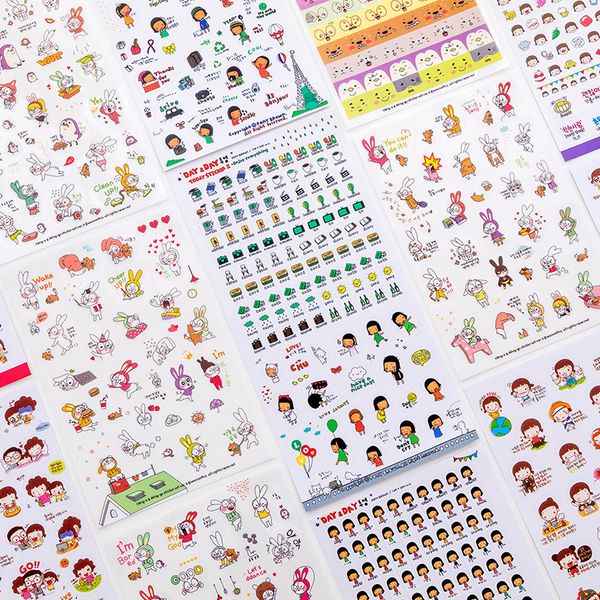 6Pieces/Lot 6pcs Cute Cartoon Stickers Kawaii Memo Pad Stickers Paper Adhesive Sticker For Kids DIY Scrapbooking Albums Stationery Supplies
6Pieces/Lot 6pcs Cute Cartoon Stickers Kawaii Memo Pad Stickers Paper Adhesive Sticker For Kids DIY Scrapbooking Albums Stationery Supplies