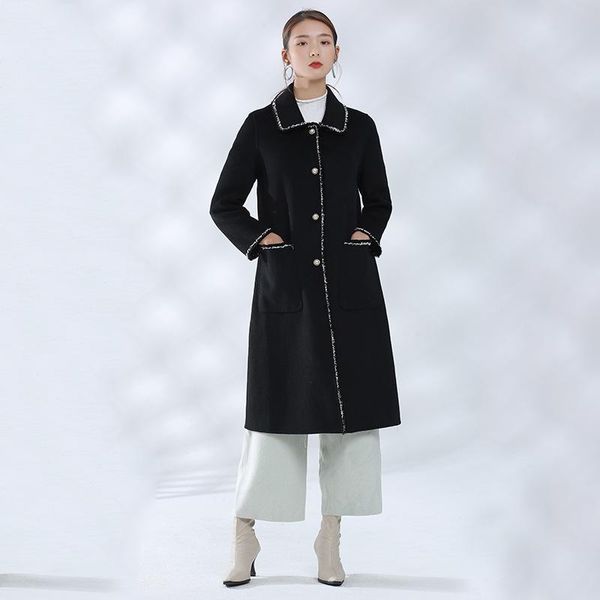 women's wool & blends 100% merino sheep overcoats 2021 autumn women basic black warm coats ol ladies single breasted slim jacke
women's wool & blends 100% merino sheep overcoats 2021 autumn women basic black warm coats ol ladies single breasted slim jacke
