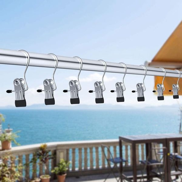 clothing & wardrobe storage 20 pack laundry hooks with clips,portable hanger,stainless steel home travel hangers,for bras,shoes,pants,socks,
clothing & wardrobe storage 20 pack laundry hooks with clips,portable hanger,stainless steel home travel hangers,for bras,shoes,pants,socks,