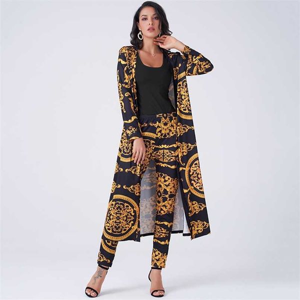 summer women 2 pieces set vintage palazoo print high waist elastic pants long sleeve open front coat homewear business suit 211007, White
summer women 2 pieces set vintage palazoo print high waist elastic pants long sleeve open front coat homewear business suit 211007, White