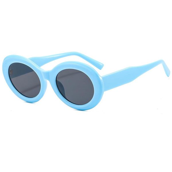 sunglasses 2021 retro oval women fashion blue gray shades uv400 trending men brand designer round sun glasses, White;black
sunglasses 2021 retro oval women fashion blue gray shades uv400 trending men brand designer round sun glasses, White;black