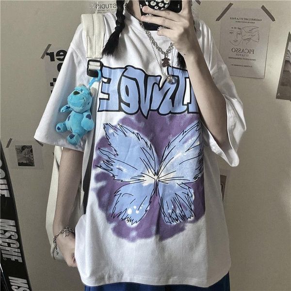 women's t-shirt women vintage t shirt with print japanese streetwear 2021 summer plus size harajuku short sleeve loose white top
women's t-shirt women vintage t shirt with print japanese streetwear 2021 summer plus size harajuku short sleeve loose white top