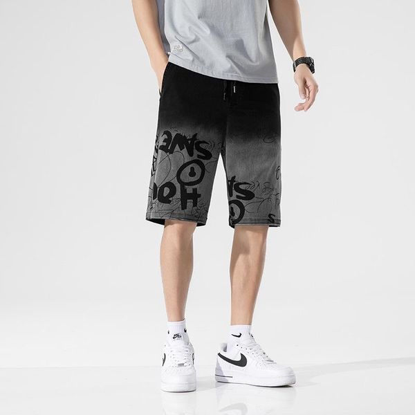 men's jeans good quality loose tooling pants fashion brand summer leisure trend shorts 5 points, Blue
men's jeans good quality loose tooling pants fashion brand summer leisure trend shorts 5 points, Blue