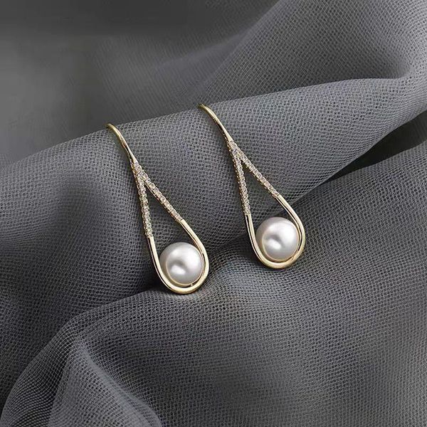 dangle & chandelier 2021 classic geometry metal pearl pendant drop earrings wedding girl's elegant accessories korean fashion jewelry f, Silver
dangle & chandelier 2021 classic geometry metal pearl pendant drop earrings wedding girl's elegant accessories korean fashion jewelry f, Silver