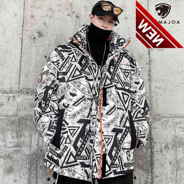 aolamegs men hip hop oversize bomber jacket coat streetwear graffiti harajuku winter down parkas outwear, Black
aolamegs men hip hop oversize bomber jacket coat streetwear graffiti harajuku winter down parkas outwear, Black