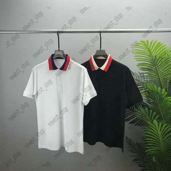 summer europe men's polos collar letter printing t shirts womens stripe print polo designer tshirts womens tshirt, White;black
summer europe men's polos collar letter printing t shirts womens stripe print polo designer tshirts womens tshirt, White;black