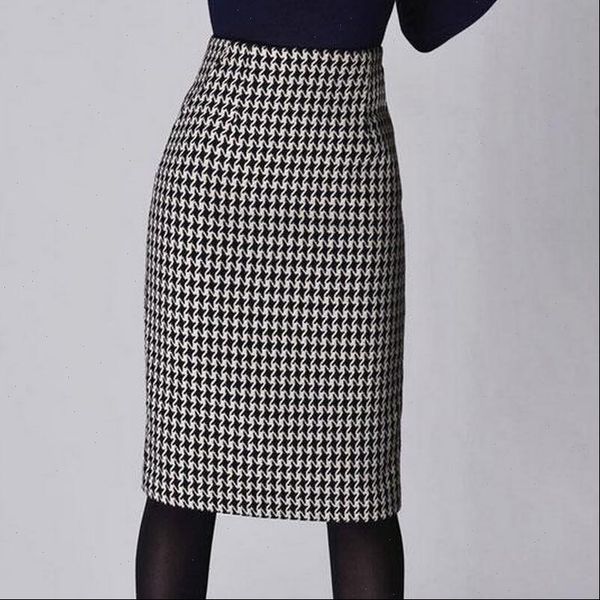 fashion women spring autumn winter houndstooth skirt female slim fit formal skirt ladies high waist pencil skirt skirts women, Black
fashion women spring autumn winter houndstooth skirt female slim fit formal skirt ladies high waist pencil skirt skirts women, Black