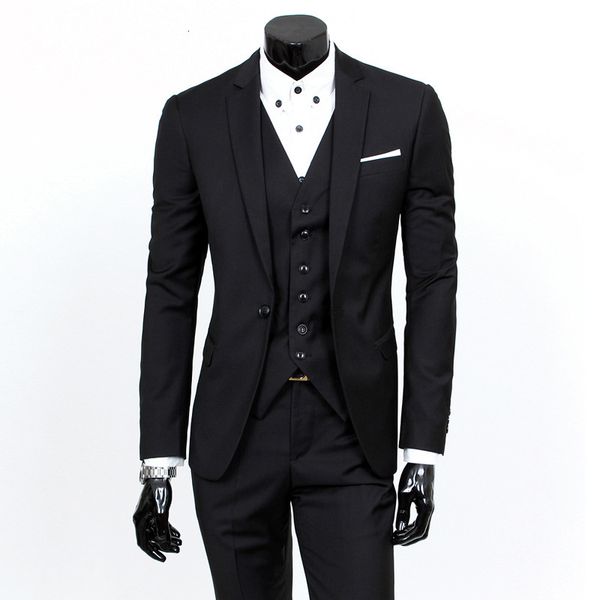 men's 2 pieces grey one buttons formal slim fit business wedding suits prom tuxedos exsg, White;black
men's 2 pieces grey one buttons formal slim fit business wedding suits prom tuxedos exsg, White;black
