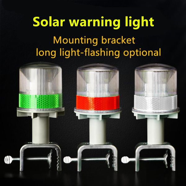 

solar lamps marine led beacon light, navigation signal positioning long on, always flashing obstacle light
