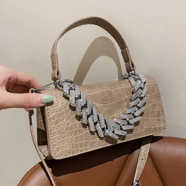 evening bags crocodile pattern square tote bag 2021 winter quality pu leather women's designer handbag vintage shoulder messenger
evening bags crocodile pattern square tote bag 2021 winter quality pu leather women's designer handbag vintage shoulder messenger
