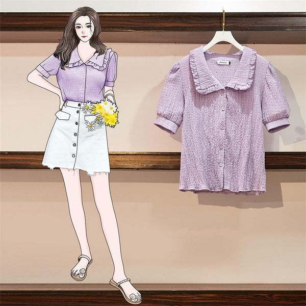 women's polos short film micro fat mm french style restoring ancient ways design feeling baby chiffon unlined upper garment of female h, White
women's polos short film micro fat mm french style restoring ancient ways design feeling baby chiffon unlined upper garment of female h, White