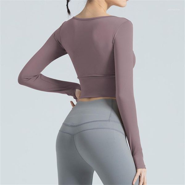 yoga outfit clothes women's sports long-sleeved tight-fitting short cropped cross-sports t-shirts running fitness bra
yoga outfit clothes women's sports long-sleeved tight-fitting short cropped cross-sports t-shirts running fitness bra