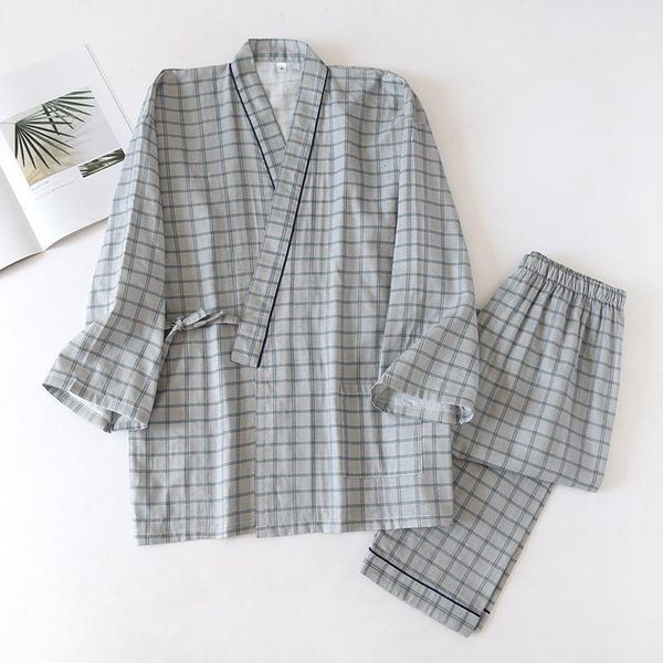 spring and autumn men nightwear gauze kimono long-sleeved trousers home pajamas set pijama familia mens lounge wear men's sleepwear, Black;brown
spring and autumn men nightwear gauze kimono long-sleeved trousers home pajamas set pijama familia mens lounge wear men's sleepwear, Black;brown
