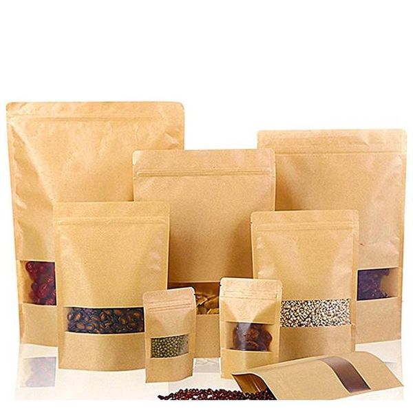 kraft paper bag stand up food pouches with transparent window reusable bags food jllumj outbag2007
kraft paper bag stand up food pouches with transparent window reusable bags food jllumj outbag2007