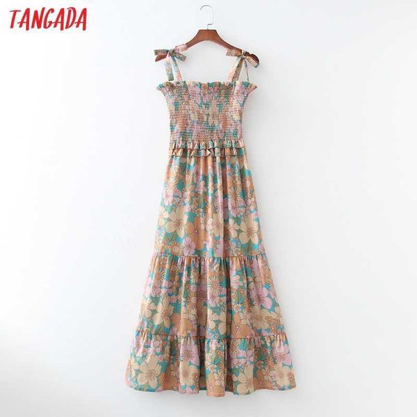 tangada fashion women flowers print strap dress sleeveless backless bow female casual long dress 1d246 210609, Black;gray
tangada fashion women flowers print strap dress sleeveless backless bow female casual long dress 1d246 210609, Black;gray