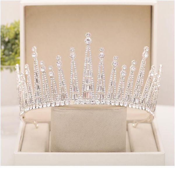 trendy wedding baroque silver color crystal rhinestones crown tiara bridal hair accessories crowns prom bridal h jllaiu
trendy wedding baroque silver color crystal rhinestones crown tiara bridal hair accessories crowns prom bridal h jllaiu
