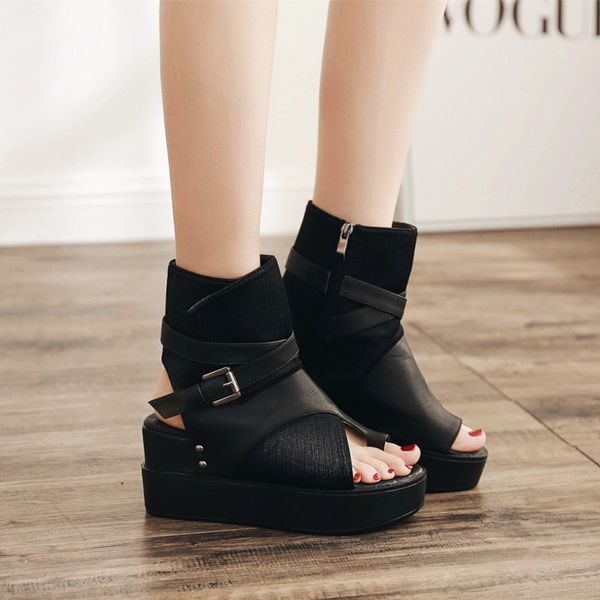 414243 size roman breathable high-mesh womens sandals summer high heel clip toe belt buckle womens shoes retro wedge black sandal boots
414243 size roman breathable high-mesh womens sandals summer high heel clip toe belt buckle womens shoes retro wedge black sandal boots