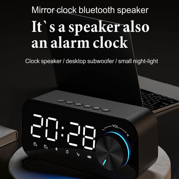 other clocks & accessories mirror surface led digital speaker for bedroom office gift stereo alarm clock portable home decor adjustable volu
other clocks & accessories mirror surface led digital speaker for bedroom office gift stereo alarm clock portable home decor adjustable volu