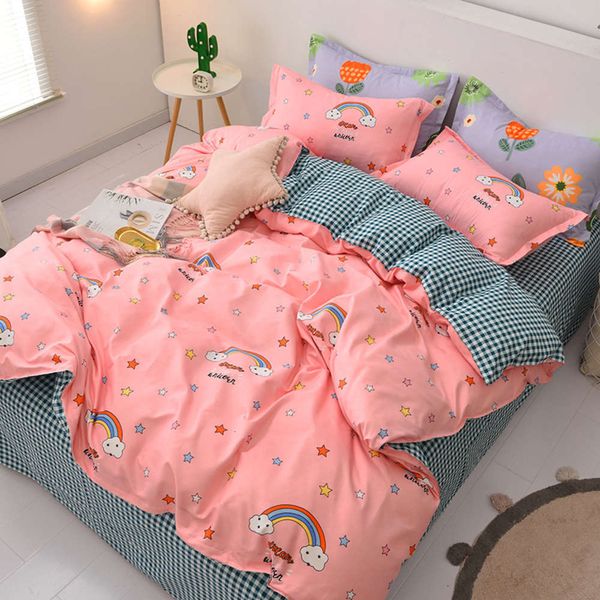 four piece frosted winter thickened sheet quilt cover simple nordic plant cashmere 4 piece set
four piece frosted winter thickened sheet quilt cover simple nordic plant cashmere 4 piece set