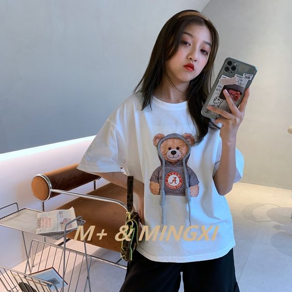 new spring mingxi clothes clothing 2021 t-shirt short sleeve cub t medium big fashion children's, Black;white
new spring mingxi clothes clothing 2021 t-shirt short sleeve cub t medium big fashion children's, Black;white