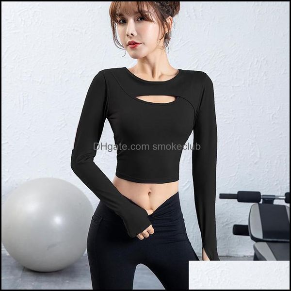 outfit yoga supplies sports & outdoorsyoga wear long-sleeved chest hollow womens running quick-drying fitness clothes drop delivery 2021
outfit yoga supplies sports & outdoorsyoga wear long-sleeved chest hollow womens running quick-drying fitness clothes drop delivery 2021