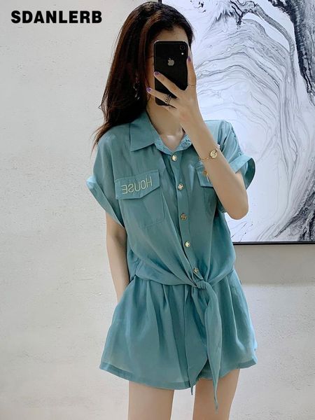 women's tracksuits fashion tencel shorts two piece suit 2021 summer printed shirt short sleeve blouse + casual loose wide leg pants, Gray
women's tracksuits fashion tencel shorts two piece suit 2021 summer printed shirt short sleeve blouse + casual loose wide leg pants, Gray