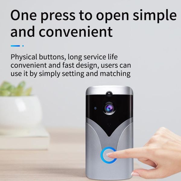 pir motion detection easy install wireless wifi apartments video doorbell smart hd 720p camera home security visual wide angle
pir motion detection easy install wireless wifi apartments video doorbell smart hd 720p camera home security visual wide angle