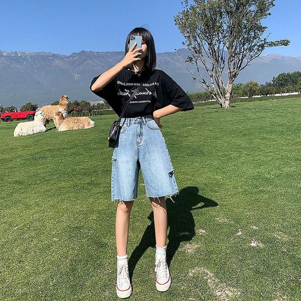 women's jeans blue ripped for women summer 2021 korean denim short feminino high waist casual hold ankle length
women's jeans blue ripped for women summer 2021 korean denim short feminino high waist casual hold ankle length