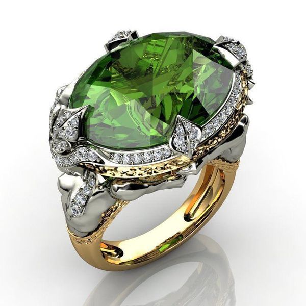 cluster rings exquisite women green crystal zircon ring mermaid gem stainless steel cocktail party noble jewelry valentine day gift, Golden;silver
cluster rings exquisite women green crystal zircon ring mermaid gem stainless steel cocktail party noble jewelry valentine day gift, Golden;silver