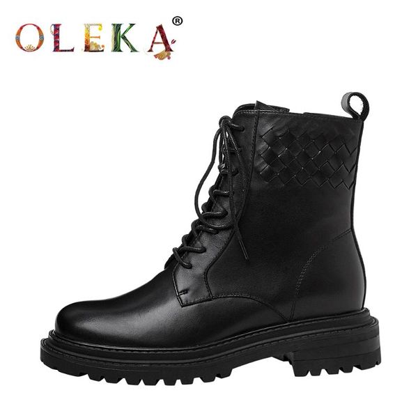 boots oleka leather mid-calf winter square heel totem round toe women leisure style motorcycle as839, Black
boots oleka leather mid-calf winter square heel totem round toe women leisure style motorcycle as839, Black