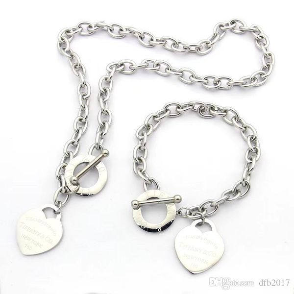 designer jewelry love big heart bracelet necklace 18k silver t necklace with rose gold platinum luxury woman christmas gift 3 colors
designer jewelry love big heart bracelet necklace 18k silver t necklace with rose gold platinum luxury woman christmas gift 3 colors