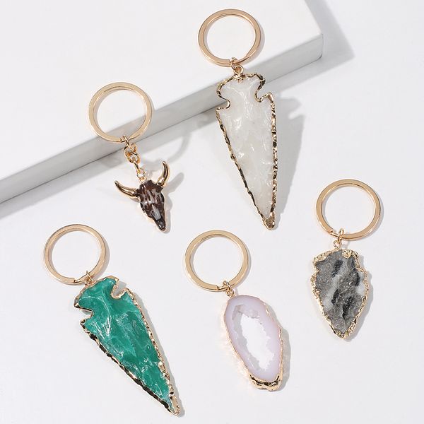 natural fluorite irregular gem stone quartz keychain charm amethyst key rings women men jewelry, Silver
natural fluorite irregular gem stone quartz keychain charm amethyst key rings women men jewelry, Silver