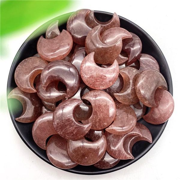 decorative objects & figurines 1/2pcs natural red strawberry moon shaped crystal polished stones healing decor gift craft and minerals
decorative objects & figurines 1/2pcs natural red strawberry moon shaped crystal polished stones healing decor gift craft and minerals