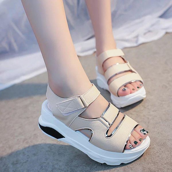 sandals xia xin's flat bottom baitao magic stick thick muffin shoes for women, Black
sandals xia xin's flat bottom baitao magic stick thick muffin shoes for women, Black