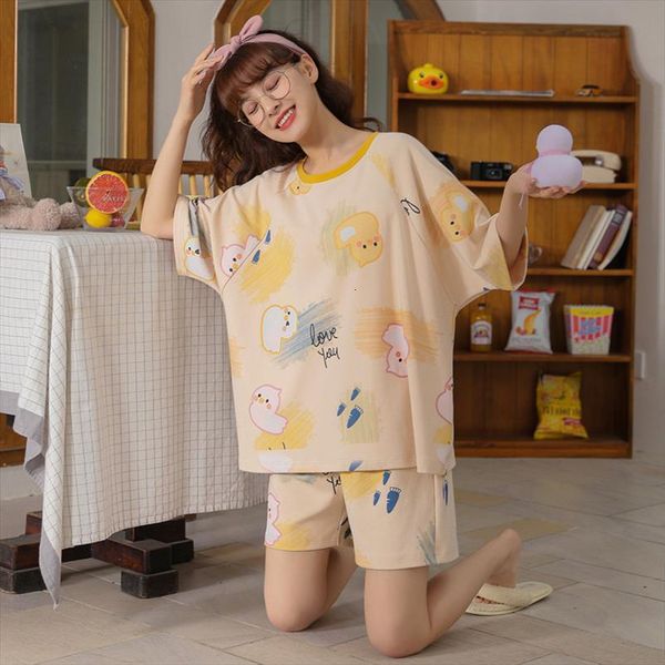summer cute ducks pattern womens sleepwears pajamas set short sleeves shorts pijama mujer cotton comfort pyjamas, Black;red
summer cute ducks pattern womens sleepwears pajamas set short sleeves shorts pijama mujer cotton comfort pyjamas, Black;red