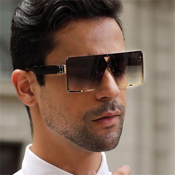 2021 square retro sunglasses men vintage sun glasses for women flat style oversized shades casual oculos uv400, White;black 
2021 square retro sunglasses men vintage sun glasses for women flat style oversized shades casual oculos uv400, White;black