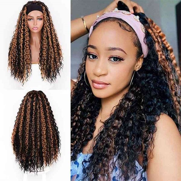 water wavy headband long synthetic fiber suitable for black women ombre black/gold/wine red daily/party wig
water wavy headband long synthetic fiber suitable for black women ombre black/gold/wine red daily/party wig