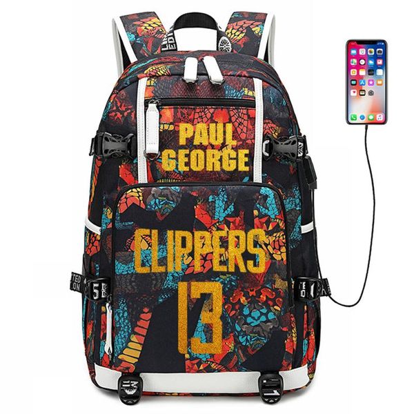 school bags basketball player star george multifunction backpack travel student fans bookbag for men women
school bags basketball player star george multifunction backpack travel student fans bookbag for men women
