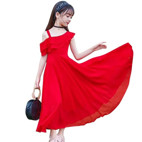 girl's dresses girl dress solid color girls beach kids summer children casual style clothing 6 8 10 12 14, Red;yellow
girl's dresses girl dress solid color girls beach kids summer children casual style clothing 6 8 10 12 14, Red;yellow