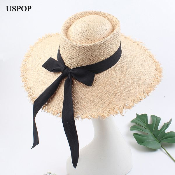 2021 new women hand made raffia bow ribbon beach female summer straw sun hats bpxf, Blue;gray
2021 new women hand made raffia bow ribbon beach female summer straw sun hats bpxf, Blue;gray