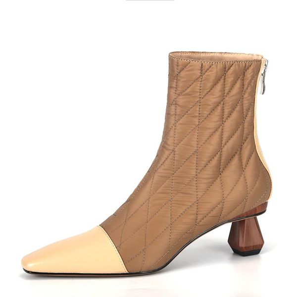 boots genuine leather fashion ladies 2021 autumn winter down cotton square toe spike heels ankle for women rubber zip, Black
boots genuine leather fashion ladies 2021 autumn winter down cotton square toe spike heels ankle for women rubber zip, Black